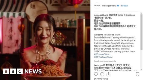 video racista dolce gabbana|'Racist' D&G ad: Chinese model says campaign almost ruined .